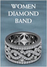 Womens Diamond Band
