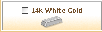 14k White Dome Gold Wedding Band