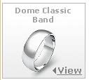Dome Classic Gold Wedding Band