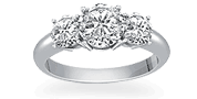 three stone ring