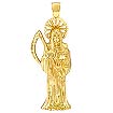 19g 14K Yellow Gold Religious Charm