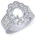 1.70 CT Round & baguette Diamond Anniversary Wedding BAND