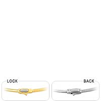 14k Gold Two Tone Omega Chain (2.50mm,18