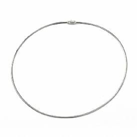 14k Two Tone Gold Omega Chain (2mm,18",7.31g)