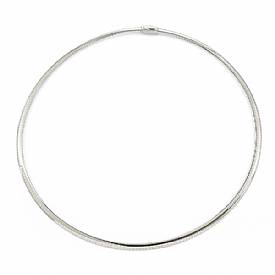 14k Two Tone Gold Omega Chain (4mm,18",22.05g)