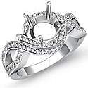 1 Ct Round Antique Diamond Engagement Ring W Gold Setting