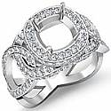 1.8 Ct Cushion Diamond Engagement Ring Antique Setting W Gold