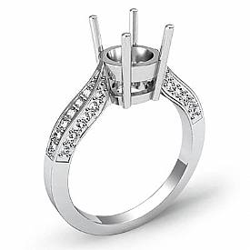 .40 CT Round Diamond Classic Engagement Ring Setting W Gold