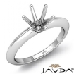 Round Diamond Engagement Solitaire Ring 14k White Gold Setting
