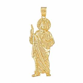18.1g 14K Yellow Gold Religious Charm