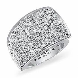 3 Ct Round Diamond Women