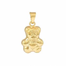2.5g 14K Yellow Gold Italian Teddy Bear Charm
