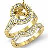 Antique Diamond Engagement Ring Bridal Setting 14k Gold Yellow (2Ct. tw.)