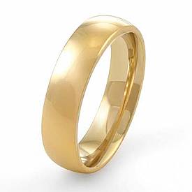 14k Solid Yellow Gold Wedding Band Ring Comfort Fit 5 mm