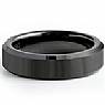 Men Tungsten Carbide Wedding Brushed Band Bevel Edge Comfort Fit 6mm Ring