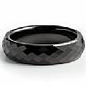 Men Tungsten Carbide Wedding Band Black Enamel Plated Comfort Fit 6m Ring