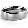 Men Tungsten Carbide Wedding Dome Band High Polished Comfort Fit 7mm Ring