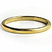 Mens Tungsten Carbide Wedding Thin Band Gold Plated Comfort Fit 2mm Ring