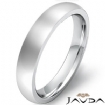5g 4sz Men's Dome Wedding Band 5.5mm heavy & comfort fit 14k gold white