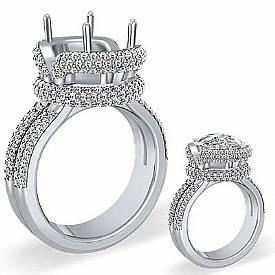3 CT Oval Diamond Classic Engagement Ring Setting W Gold