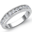 1/2 Ct Round Diamond Ring 14k White Gold Wedding Band