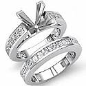2.70Ct Pave Diamond Engagement Ring Oval Bridal Set 14k White Gold