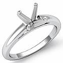 4g Cathedral Engagement Ring Setting 14k White Gold