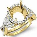 Prong Set Round Diamond Engagement Ring 18k Gold Yellow (1.66Ct. tw.)