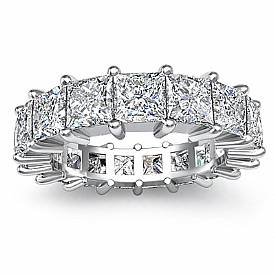 Princess Diamond Shared Prong Eternity Women