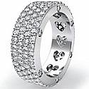 Diamond Eternity Women's Band 14k White Gold (3.5 ct. tw)