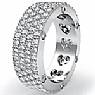 Diamond Eternity Women's Band 14k White Gold (3.5 ct. tw)