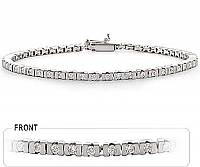 14K White Gold Diamond Tennis Bracelet