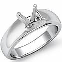 7g Cathedral Engagement Ring Setting 14k White Gold
