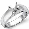 7g Cathedral Engagement Ring Setting 14k White Gold