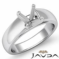8g Cathedral Solitaire Engagement Ring Setting 18k Gold White 5.5mm Semi Mount