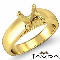 7g Cathedral Solitaire Engagement Ring Setting 14k Gold Yellow 5.5mm Semi Mount