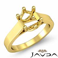 4.5g Six Prong Solitaire Trellis Engagement Ring Setting14k Gold Yellow Semi Mout