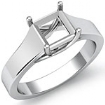 5gm Trellis Solitaire Ring Setting 14k White Gold 5.5mm