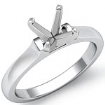 4g Countour Solitaire Ring Setting 14k White Gold 3mm