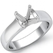 7g Countour Solitaire Ring Setting 14k White Gold 5mm