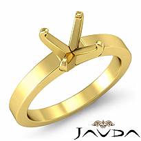 5g Diamond Classic Solitaire Engagement Ring Setting 14k Gold Yellow 3mm Semi Mount