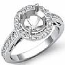 1.30 Ct Anniversary Diamond Engagement Ring Round Setting Gold