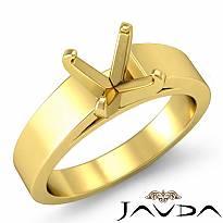 8g Cathedral Engagement Solitaire Ring Setting 14k Gold Yellow Semi Mount 5.5mm