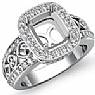 0.75 CT Round Diamond Antique Engagement Ring W Gold