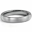 Men Tungsten Carbide Wedding Band Dome High Polished Comfort Fit 4mm Ring
