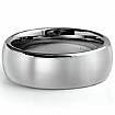 Men Tungsten Carbide Wedding Band Polished Shiny Dome Comfort Fit 8m Ring