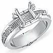 Classic Musical Solitaire Princess Diamond Engagement Ring W Gold