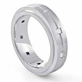 0.75CT Princess Diamond Men