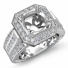Vintage Style Engagement Anniversary Diamond Ring Platinum (1.65Ct. tw.)