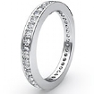 1/3 CT Round Eternity Diamond Wedding band 14k WG